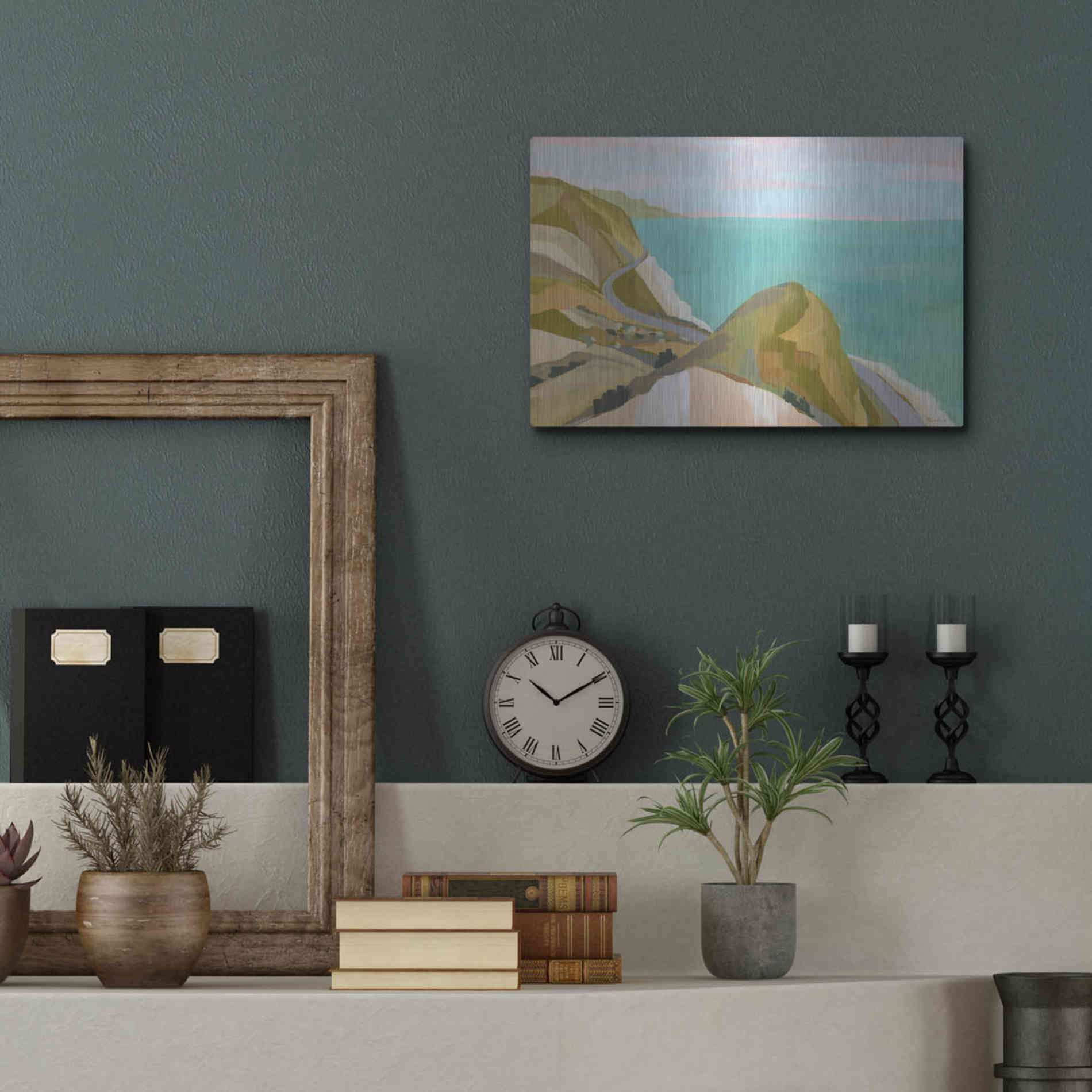 Luxe Metal Art 'Big Sycamore Canyon' by Pete Oswald, Metal Wall Art,16x12