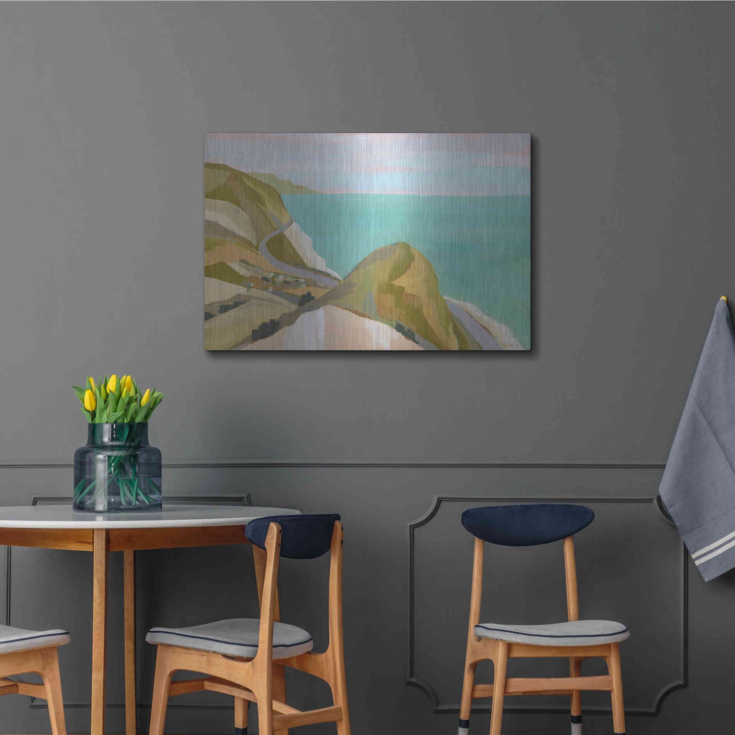 Luxe Metal Art 'Big Sycamore Canyon' by Pete Oswald, Metal Wall Art,36x24