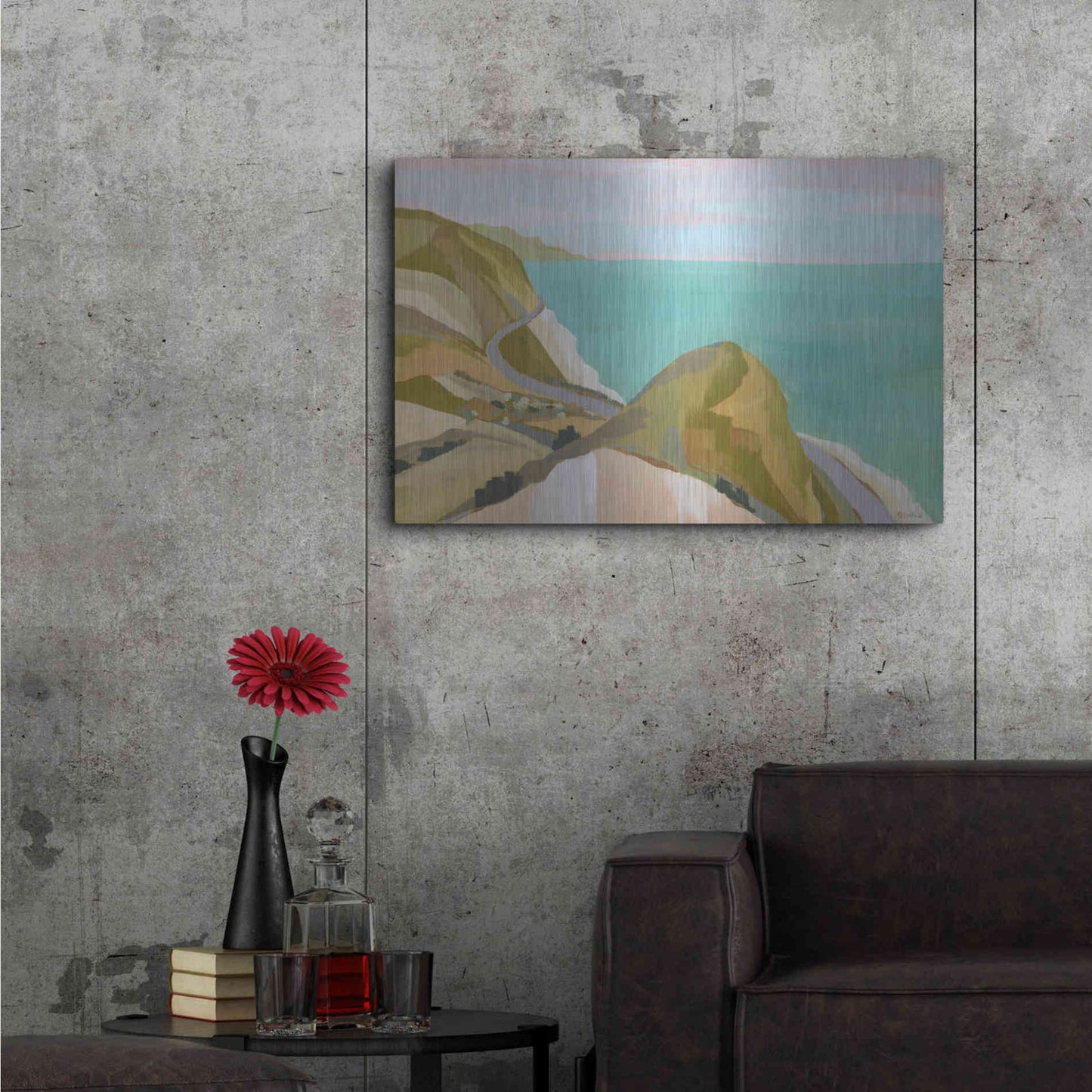 Luxe Metal Art 'Big Sycamore Canyon' by Pete Oswald, Metal Wall Art,36x24