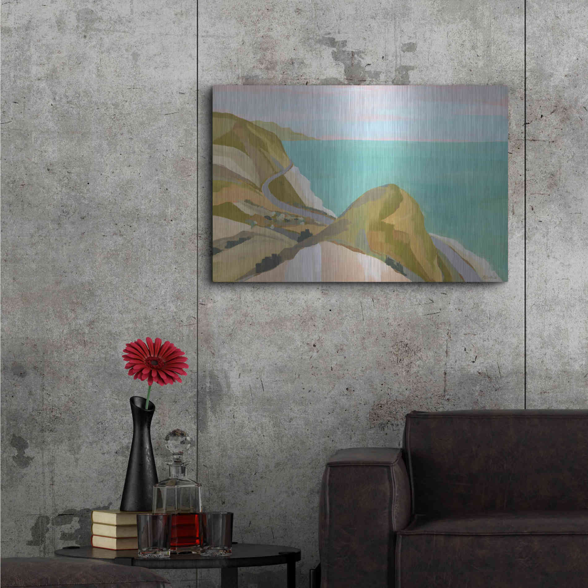 Luxe Metal Art 'Big Sycamore Canyon' by Pete Oswald, Metal Wall Art,36x24