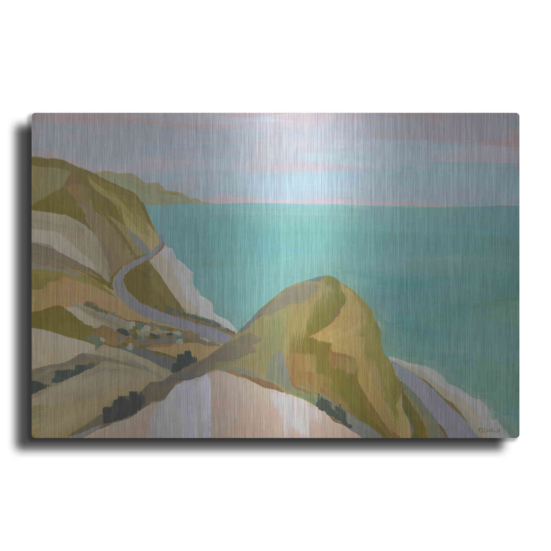 Luxe Metal Art 'Big Sycamore Canyon' by Pete Oswald, Metal Wall Art
