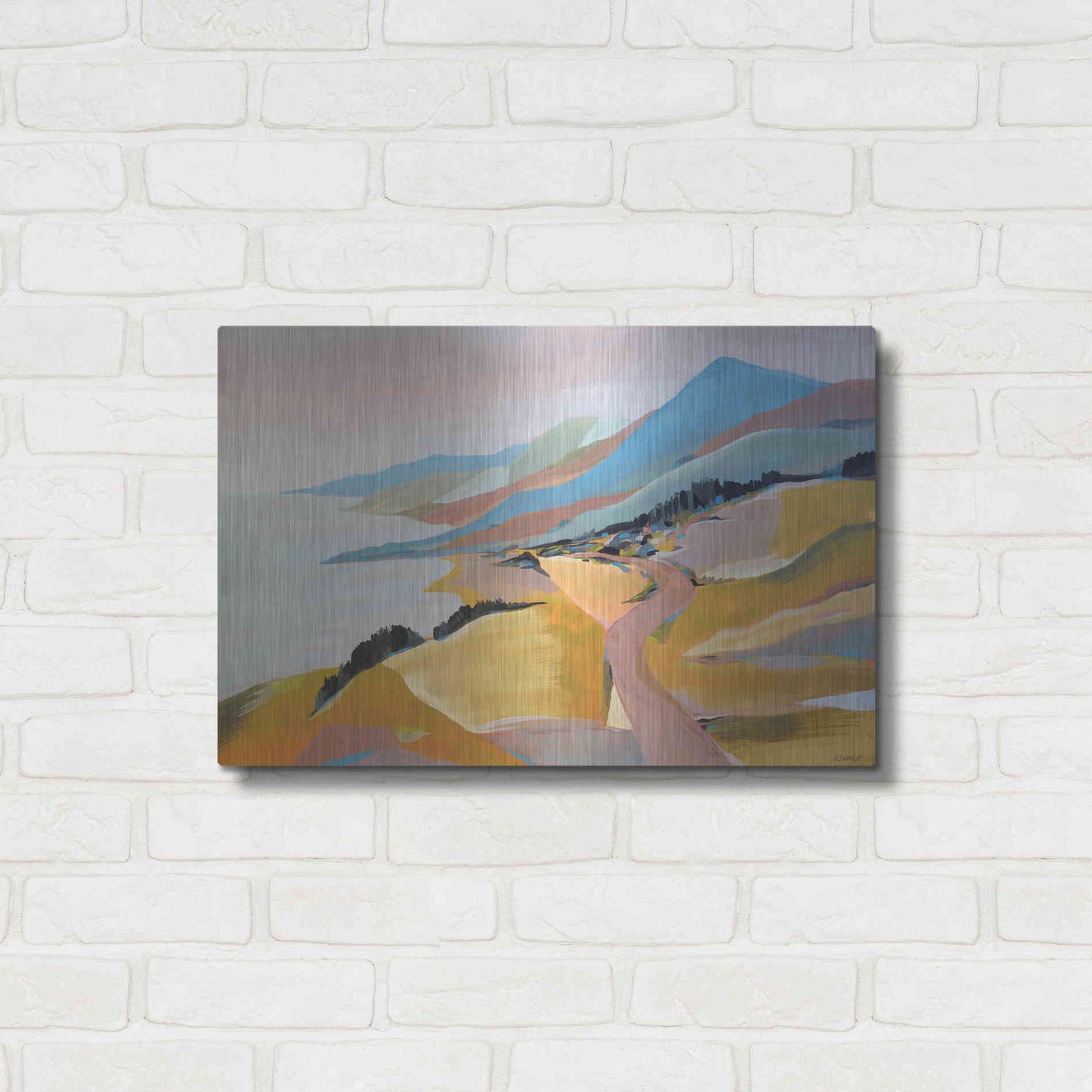 Luxe Metal Art 'Monterey to The Sea' by Pete Oswald, Metal Wall Art,24x16
