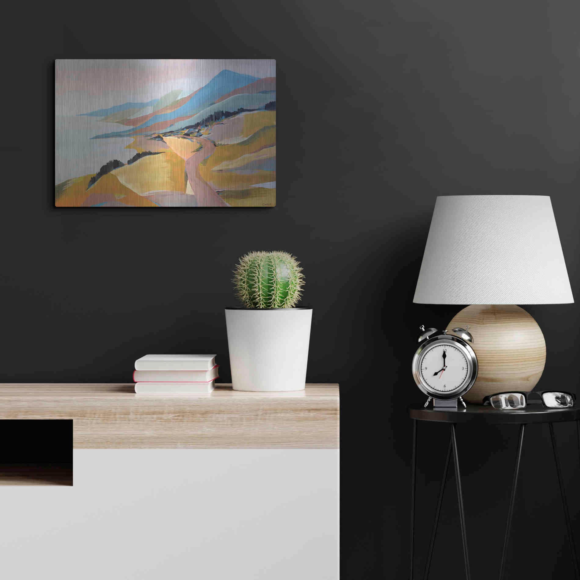 Luxe Metal Art 'Monterey to The Sea' by Pete Oswald, Metal Wall Art,24x16