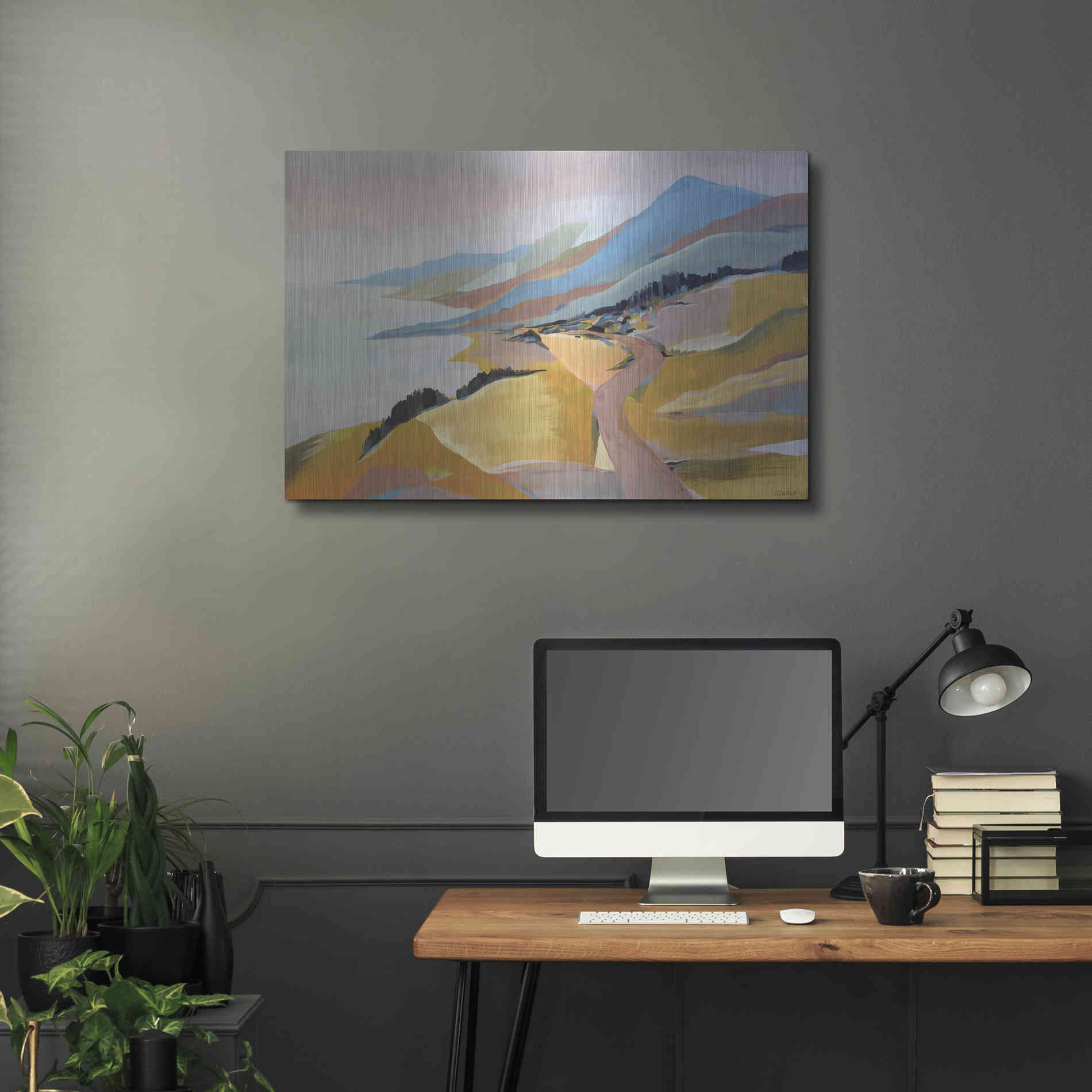 Luxe Metal Art 'Monterey to The Sea' by Pete Oswald, Metal Wall Art,36x24
