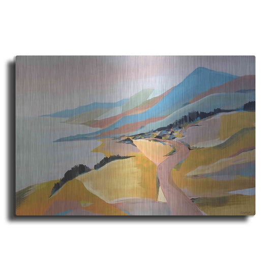 Luxe Metal Art 'Monterey to The Sea' by Pete Oswald, Metal Wall Art