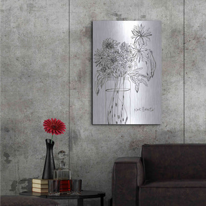 Luxe Metal Art 'Farm Grower' by Kait Roberts, Metal Wall Art,24x36