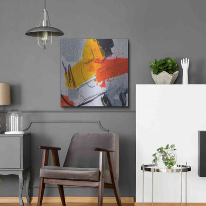 Luxe Metal Art 'Untitled 303' by Ira Ivanova, Metal Wall Art,24x24