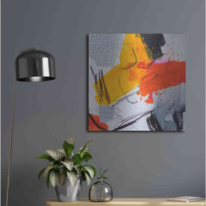 Luxe Metal Art 'Untitled 303' by Ira Ivanova, Metal Wall Art,24x24