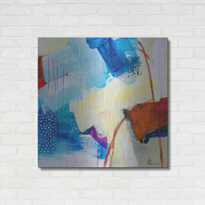 Luxe Metal Art 'Untitled 307' by Ira Ivanova, Metal Wall Art,36x36