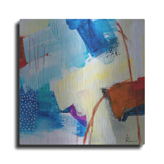 Luxe Metal Art 'Untitled 307' by Ira Ivanova, Metal Wall Art