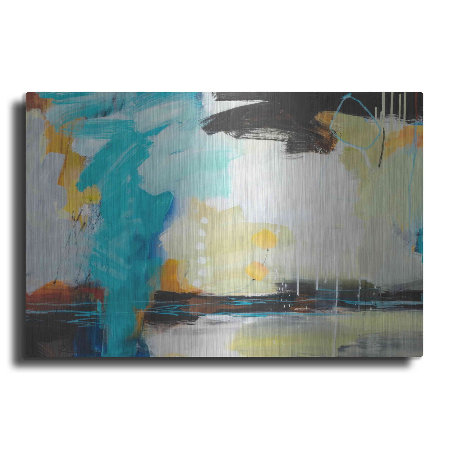 Luxe Metal Art 'Coast' by Ira Ivanova, Metal Wall Art