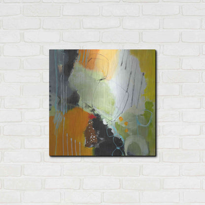 Luxe Metal Art 'Inspire 1' by Ira Ivanova, Metal Wall Art,24x24