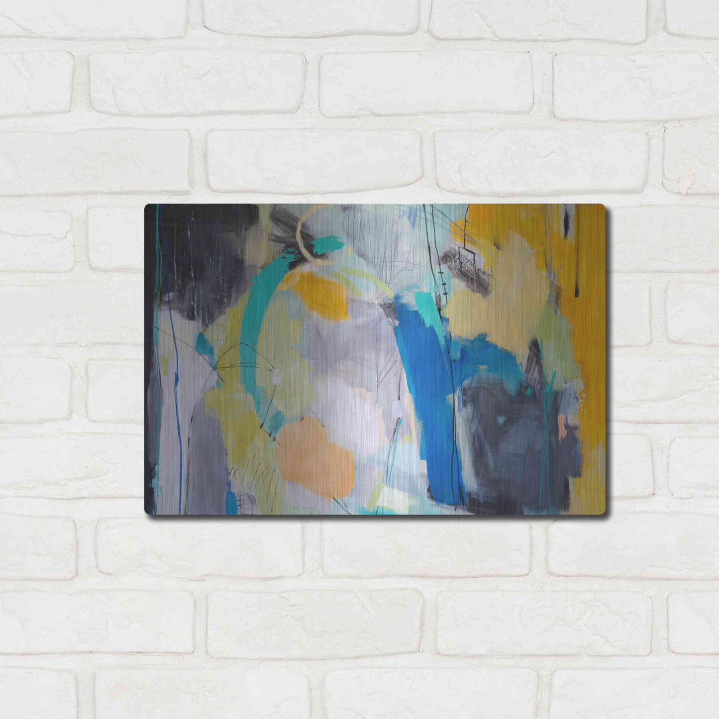 Luxe Metal Art 'Revelation 5' by Ira Ivanova, Metal Wall Art,16x12