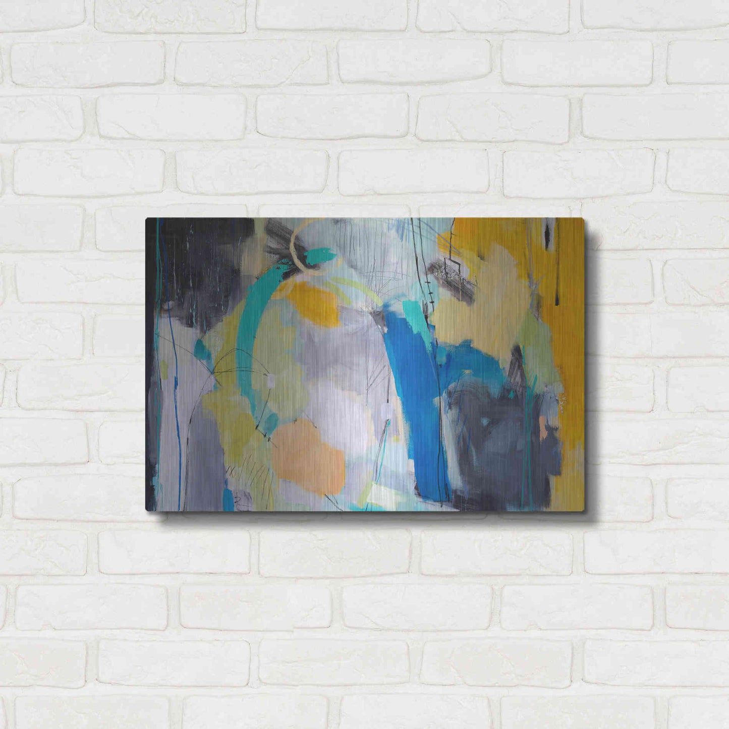 Luxe Metal Art 'Revelation 5' by Ira Ivanova, Metal Wall Art,24x16