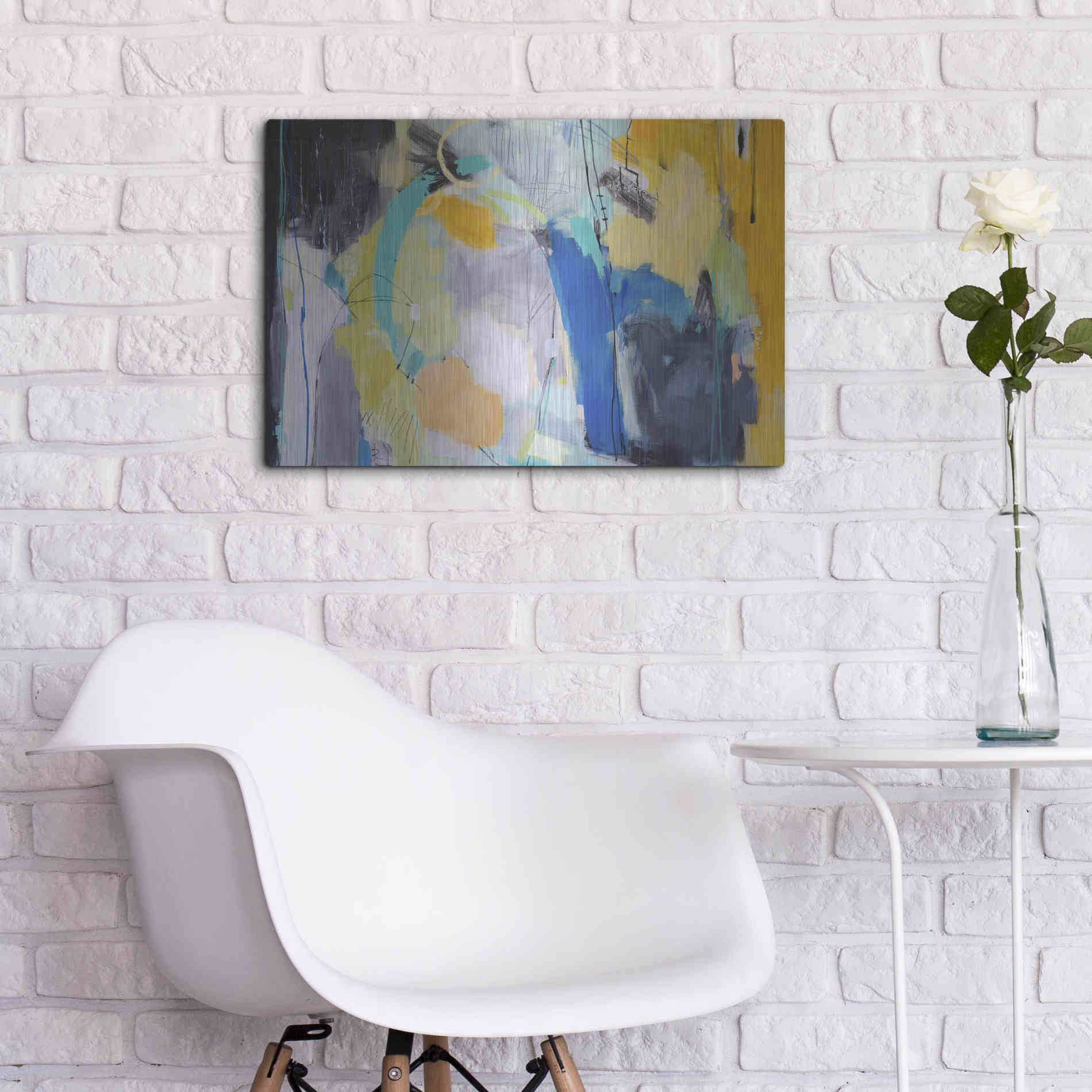 Luxe Metal Art 'Revelation 5' by Ira Ivanova, Metal Wall Art,24x16