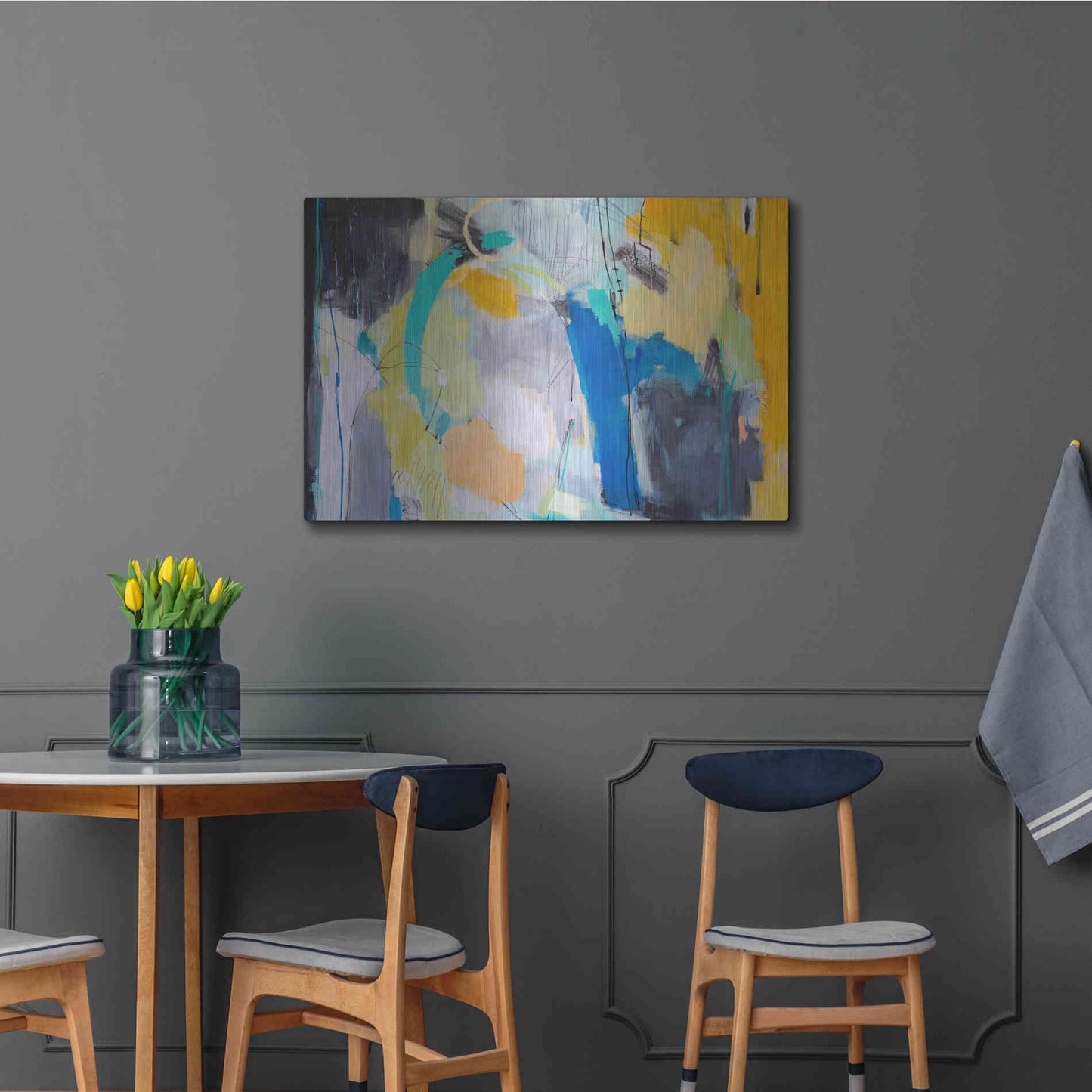 Luxe Metal Art 'Revelation 5' by Ira Ivanova, Metal Wall Art,36x24