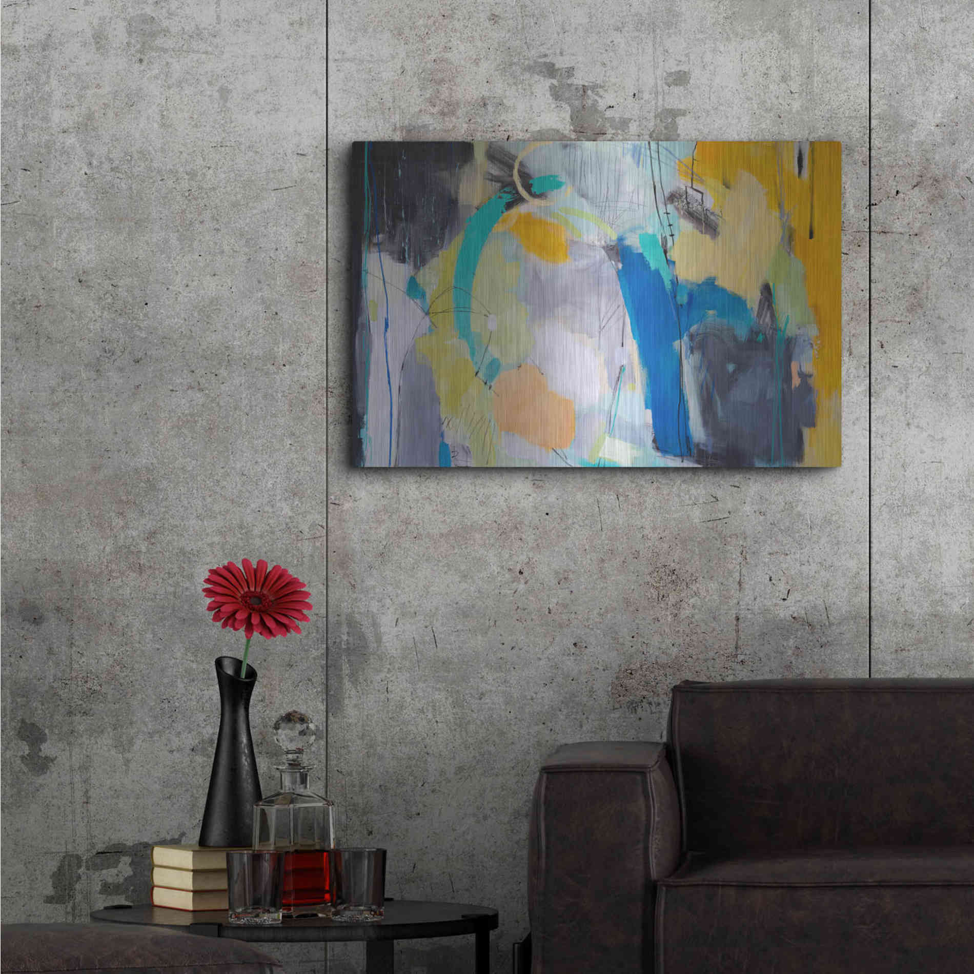 Luxe Metal Art 'Revelation 5' by Ira Ivanova, Metal Wall Art,36x24