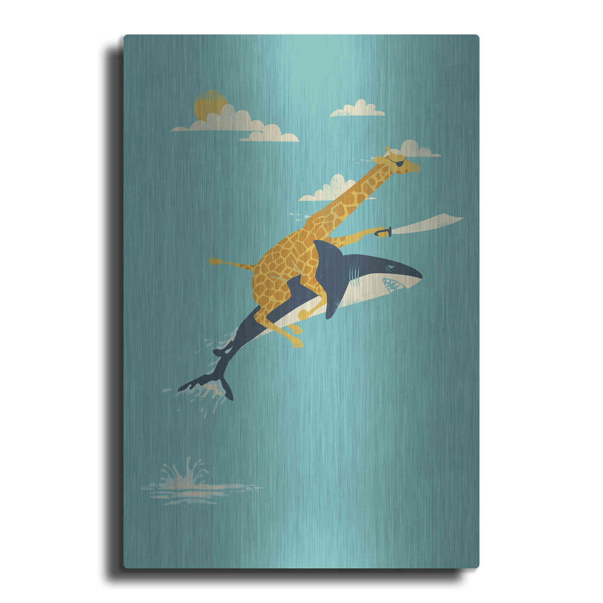 Luxe Metal Art 'Onward!' by Jay Fleck, Metal Wall Art