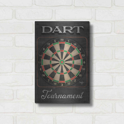 Luxe Metal Art 'Dart Tournament' by Mollie B, Metal Wall Art,12x16
