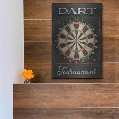 Luxe Metal Art 'Dart Tournament' by Mollie B, Metal Wall Art,12x16