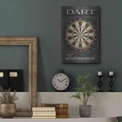 Luxe Metal Art 'Dart Tournament' by Mollie B, Metal Wall Art,12x16