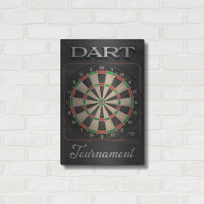 Luxe Metal Art 'Dart Tournament' by Mollie B, Metal Wall Art,16x24