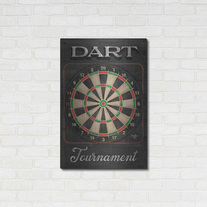 Luxe Metal Art 'Dart Tournament' by Mollie B, Metal Wall Art,24x36