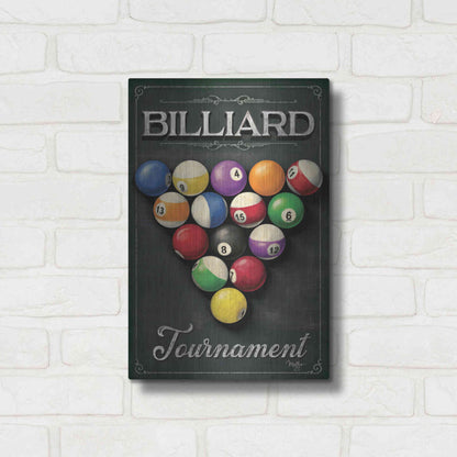 Luxe Metal Art 'Billiards Tournament' by Mollie B, Metal Wall Art,12x16
