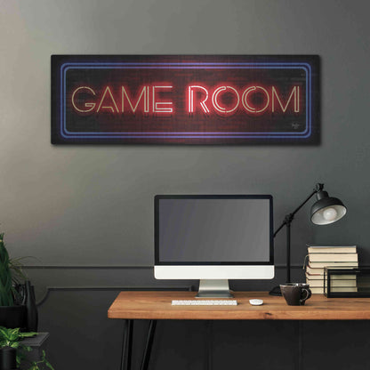 Luxe Metal Art 'Game Room Neon Sign' by Mollie B, Metal Wall Art,48x16