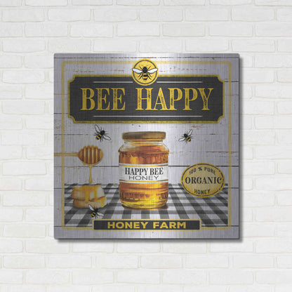 Luxe Metal Art 'Honey' by Mollie B, Metal Wall Art,36x36