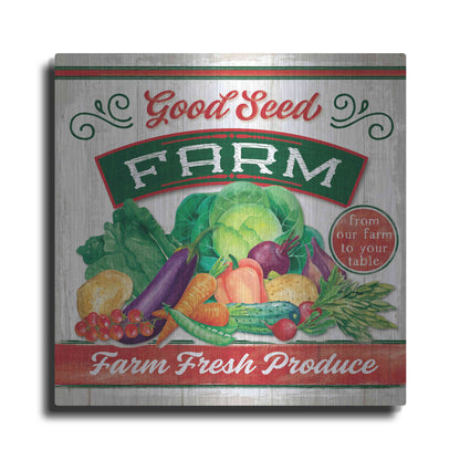 Luxe Metal Art 'Good Seed' by Mollie B, Metal Wall Art