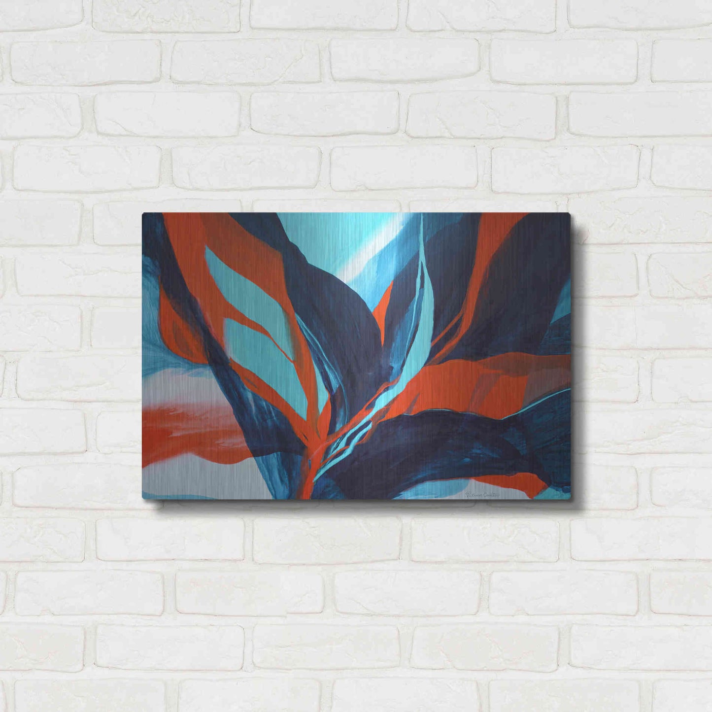 Luxe Metal Art 'Birds of Paradise' by Patricia Coulter, Metal Wall Art,24x16