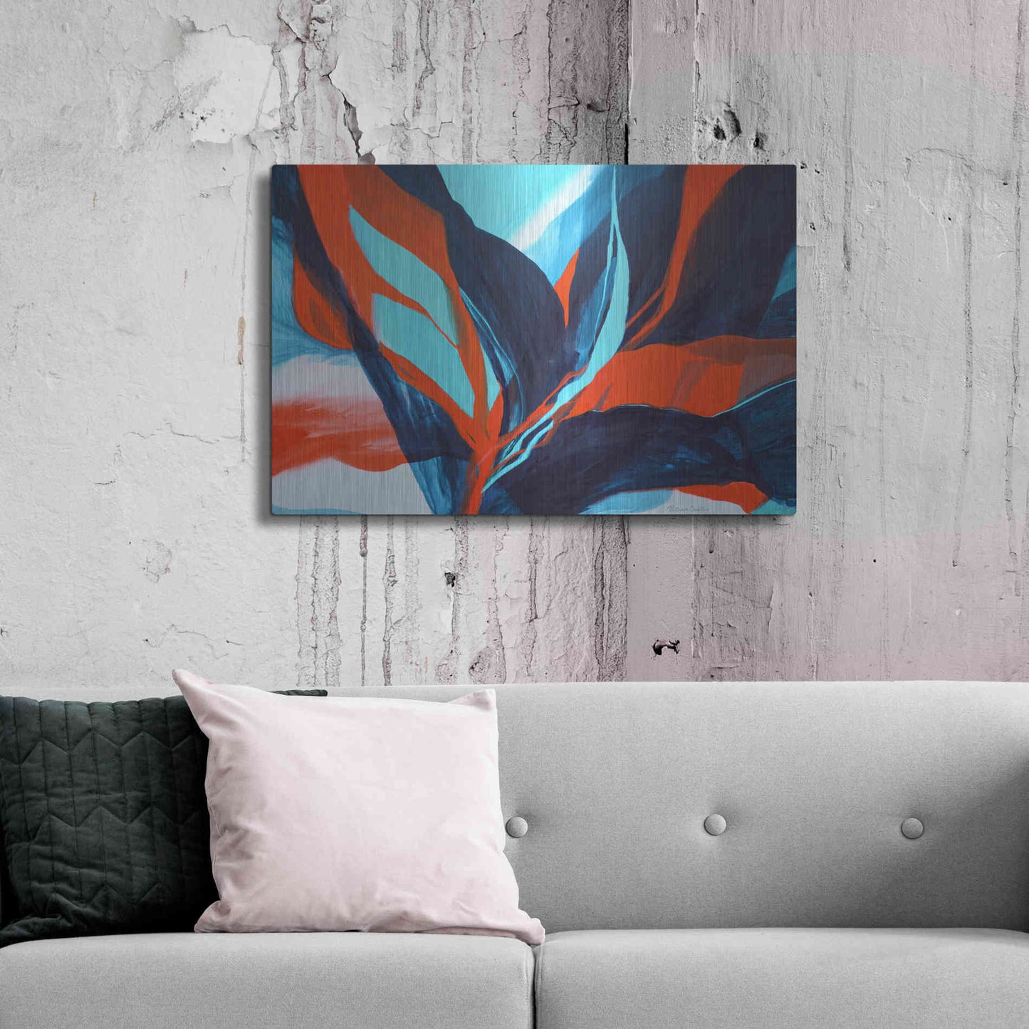 Luxe Metal Art 'Birds of Paradise' by Patricia Coulter, Metal Wall Art,36x24