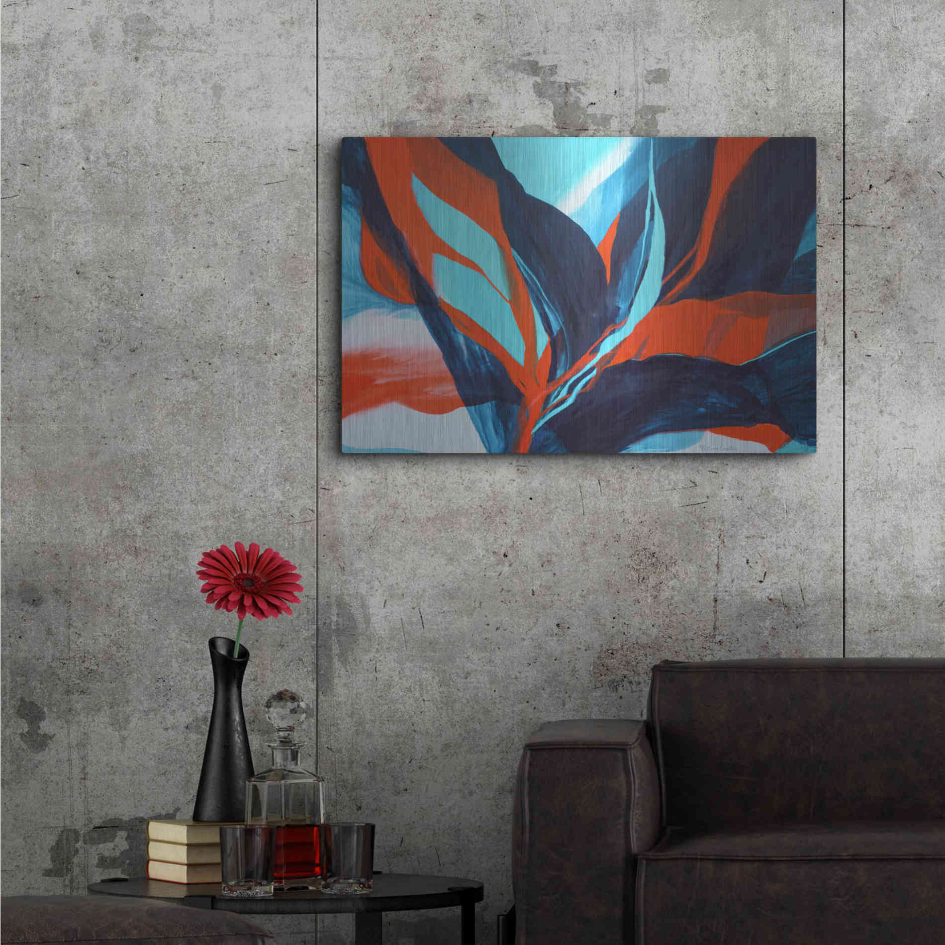 Luxe Metal Art 'Birds of Paradise' by Patricia Coulter, Metal Wall Art,36x24