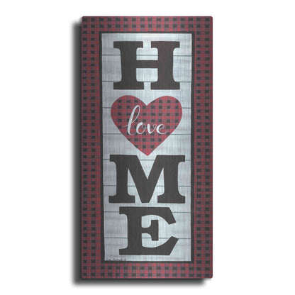 Luxe Metal Art 'Love Home' by Lisa Kennedy, Metal Wall Art