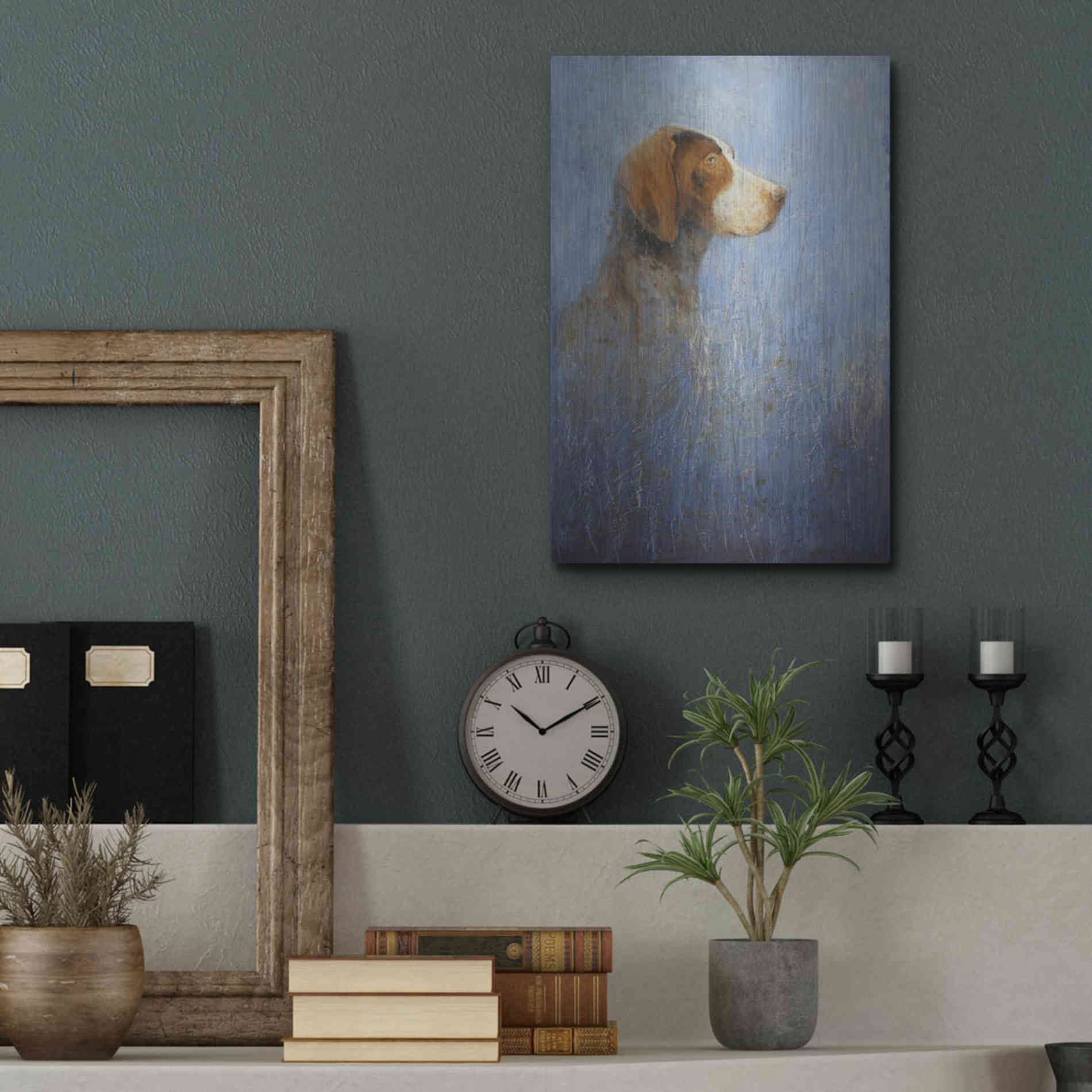 Luxe Metal Art 'A Very Good Dog' by Matt Flint, Metal Wall Art,12x16