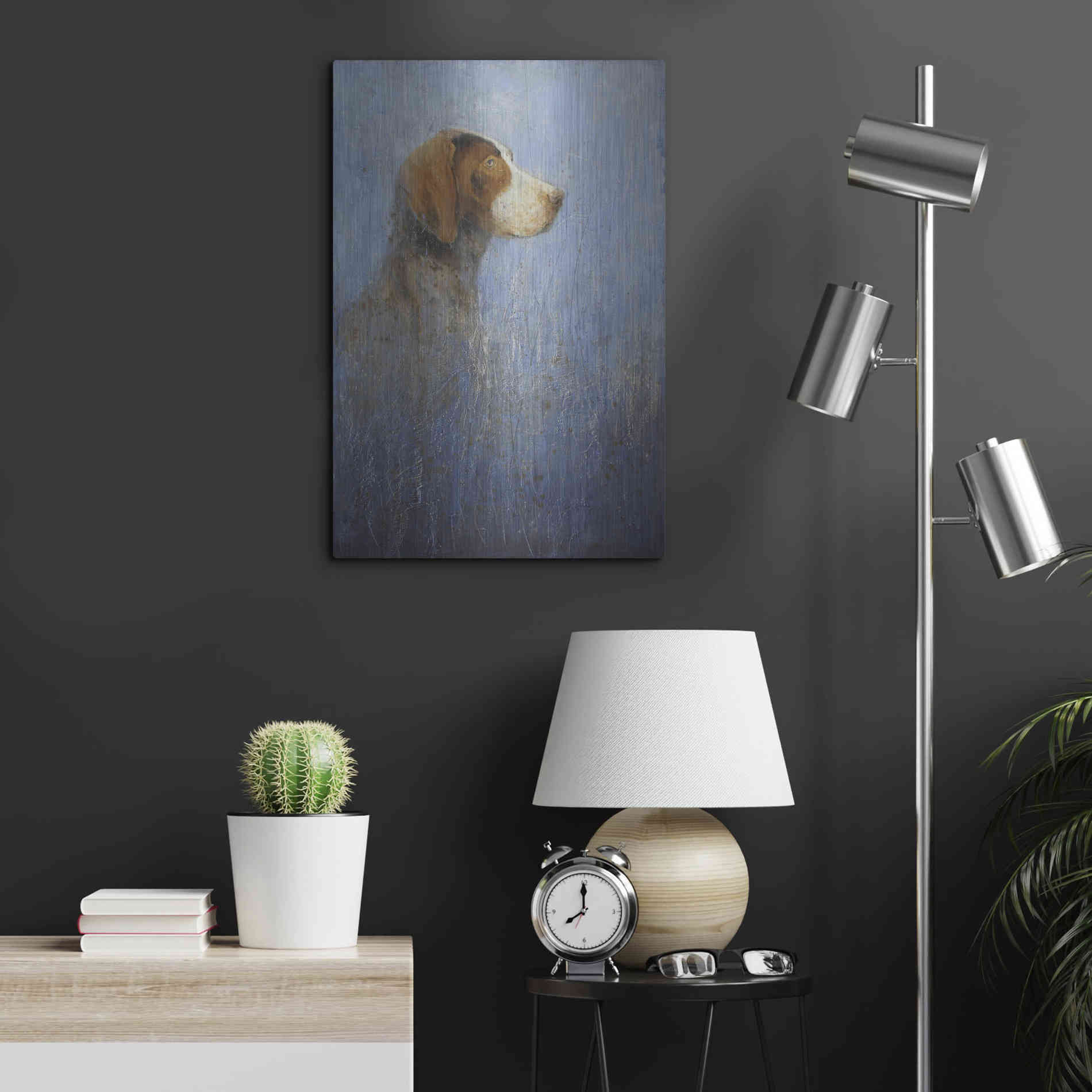 Luxe Metal Art 'A Very Good Dog' by Matt Flint, Metal Wall Art,16x24