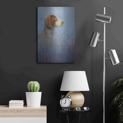 Luxe Metal Art 'A Very Good Dog' by Matt Flint, Metal Wall Art,16x24