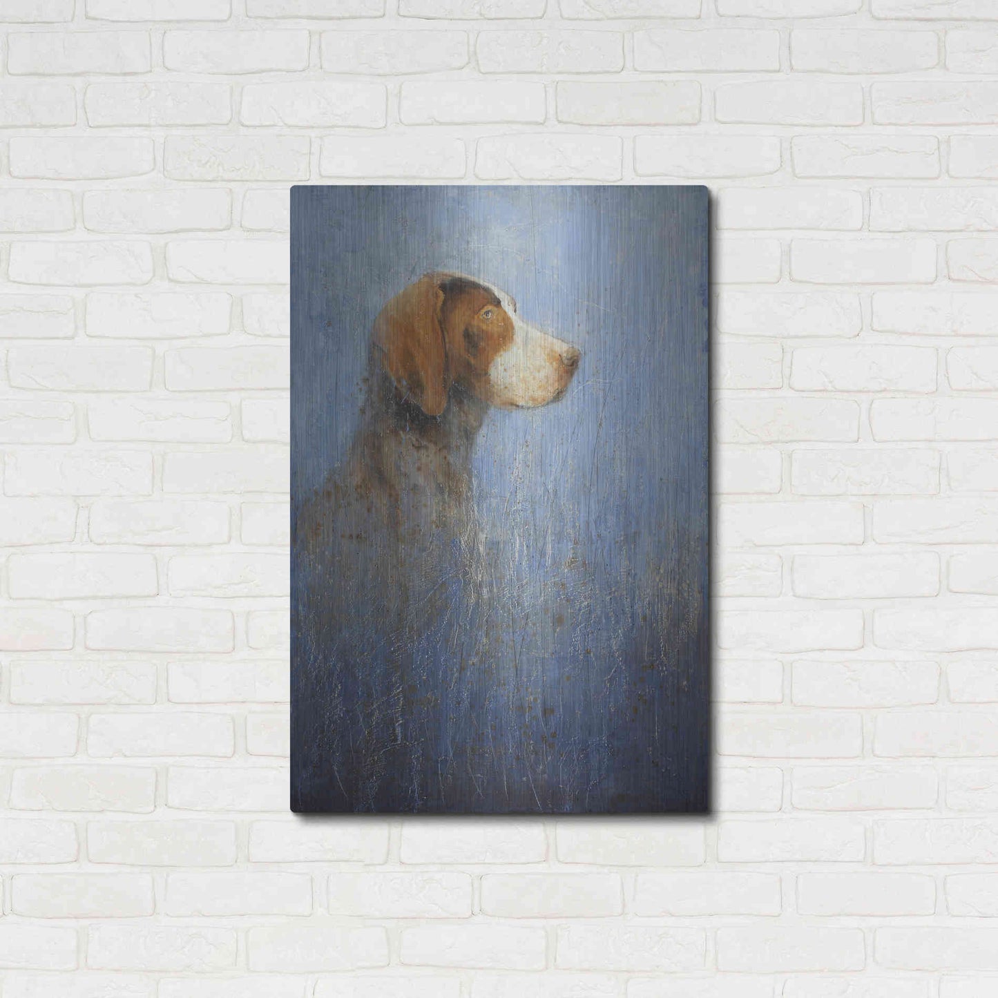 Luxe Metal Art 'A Very Good Dog' by Matt Flint, Metal Wall Art,24x36