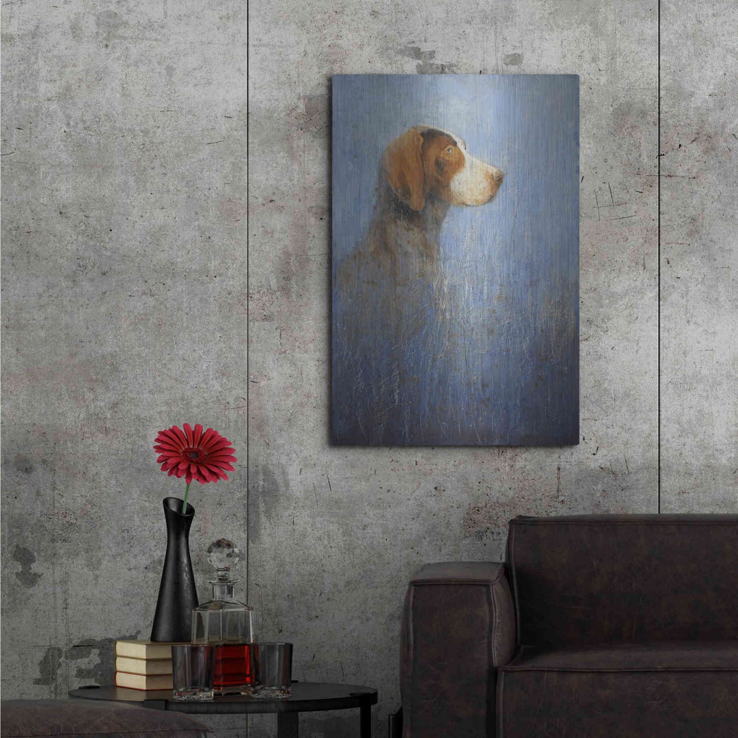 Luxe Metal Art 'A Very Good Dog' by Matt Flint, Metal Wall Art,24x36