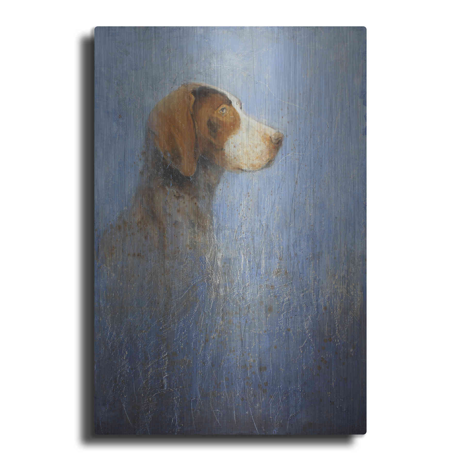 Luxe Metal Art 'A Very Good Dog' by Matt Flint, Metal Wall Art