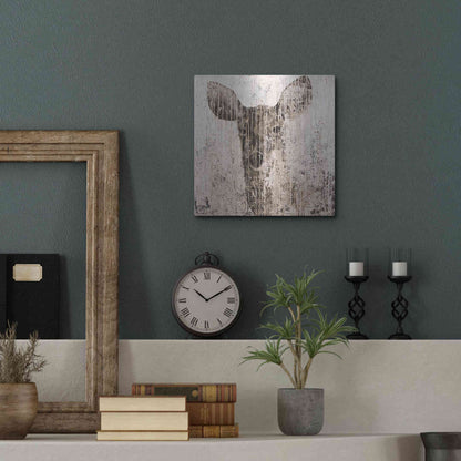 Luxe Metal Art 'The Matriarch' by Matt Flint, Metal Wall Art,12x12