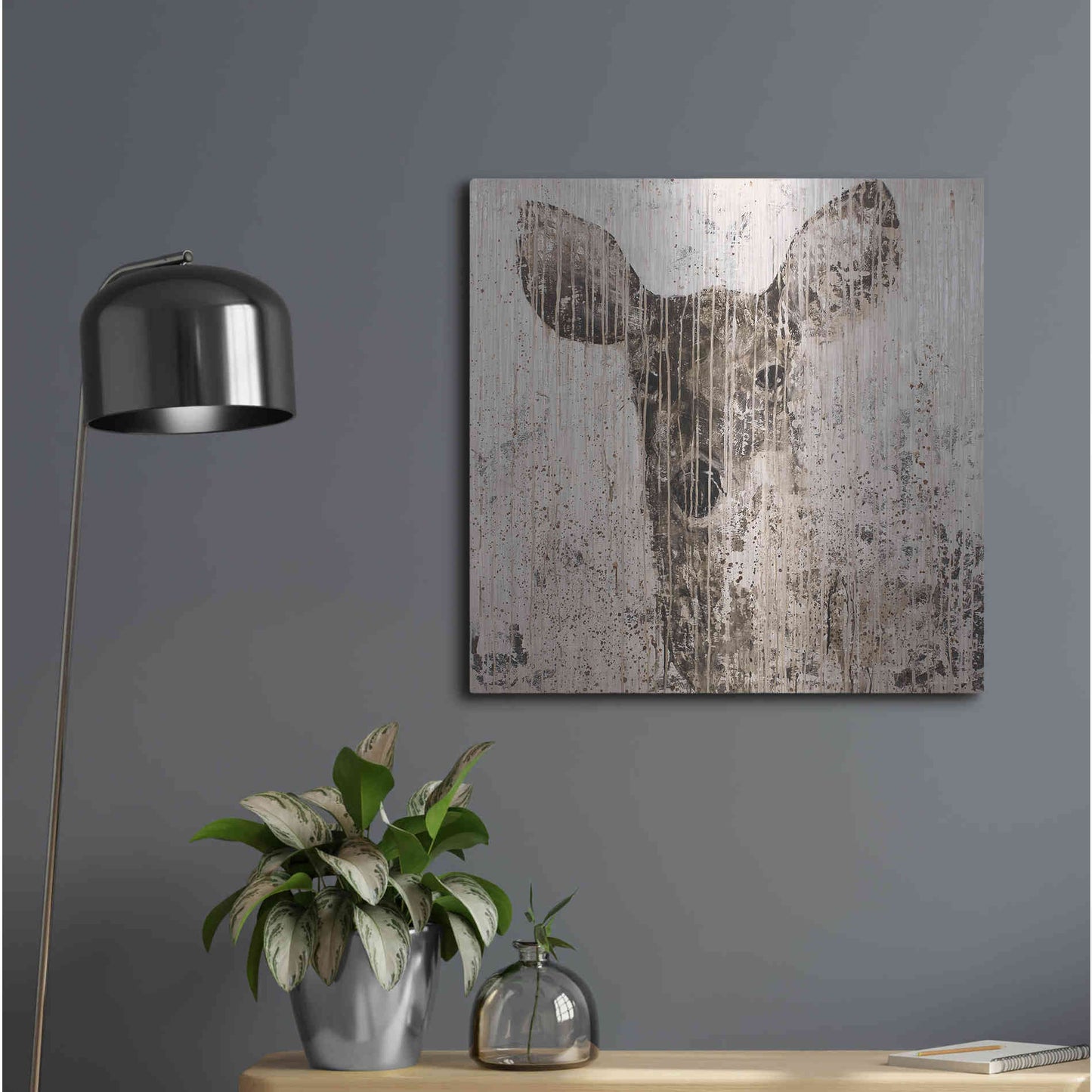 Luxe Metal Art 'The Matriarch' by Matt Flint, Metal Wall Art,24x24
