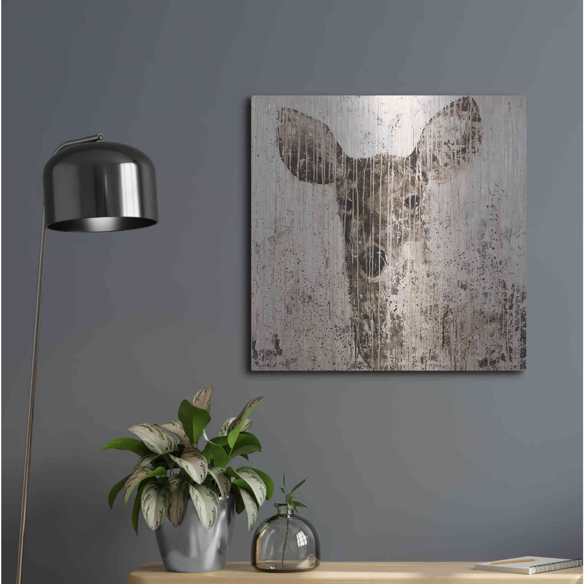 Luxe Metal Art 'The Matriarch' by Matt Flint, Metal Wall Art,24x24