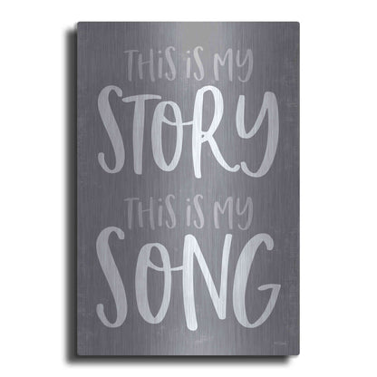 Luxe Metal Art 'This Is My Story' by Kate Sherrill, Metal Wall Art