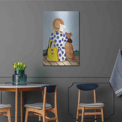 Luxe Metal Art 'My Friend' by Cassandra Gillens, Metal Wall Art,24x36