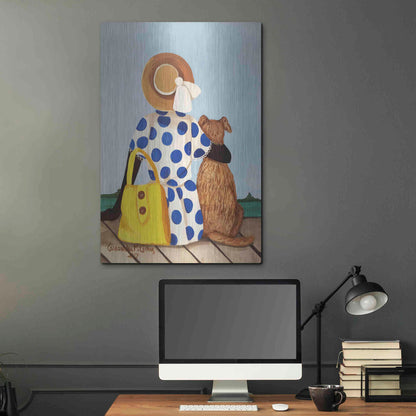 Luxe Metal Art 'My Friend' by Cassandra Gillens, Metal Wall Art,24x36