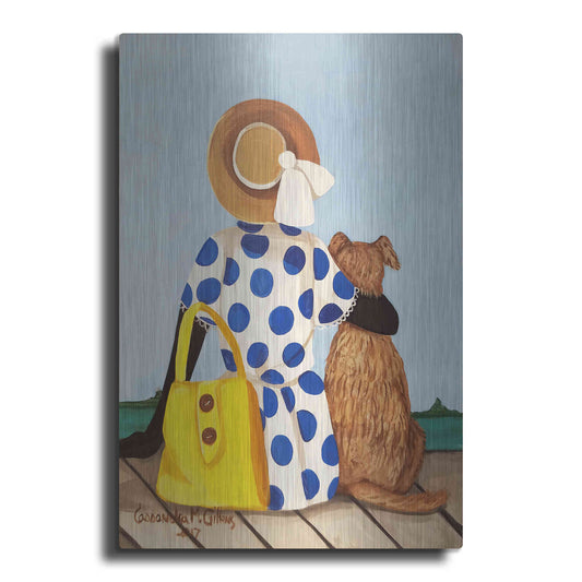 Luxe Metal Art 'My Friend' by Cassandra Gillens, Metal Wall Art