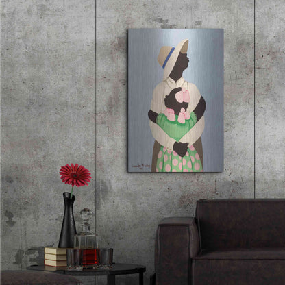 Luxe Metal Art 'Daddy' by Cassandra Gillens, Metal Wall Art,24x36