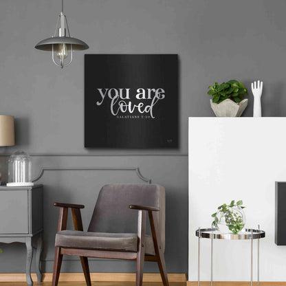 Luxe Metal Art 'You Are Loved' by Lux + Me Designs, Metal Wall Art,24x24